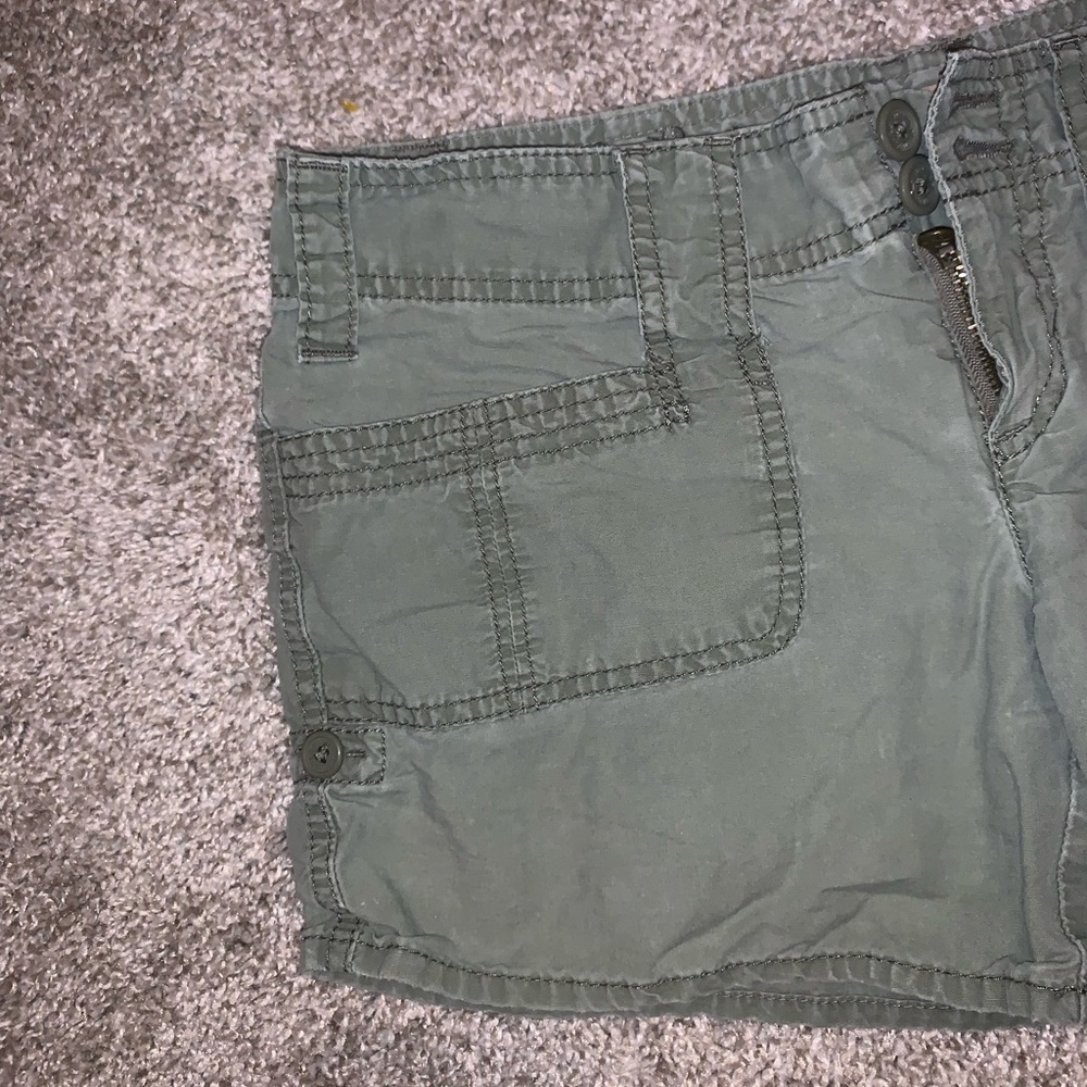 Hollister Jr Pacific Merchants Green Shorts size 3 - Picture 4 of 12
